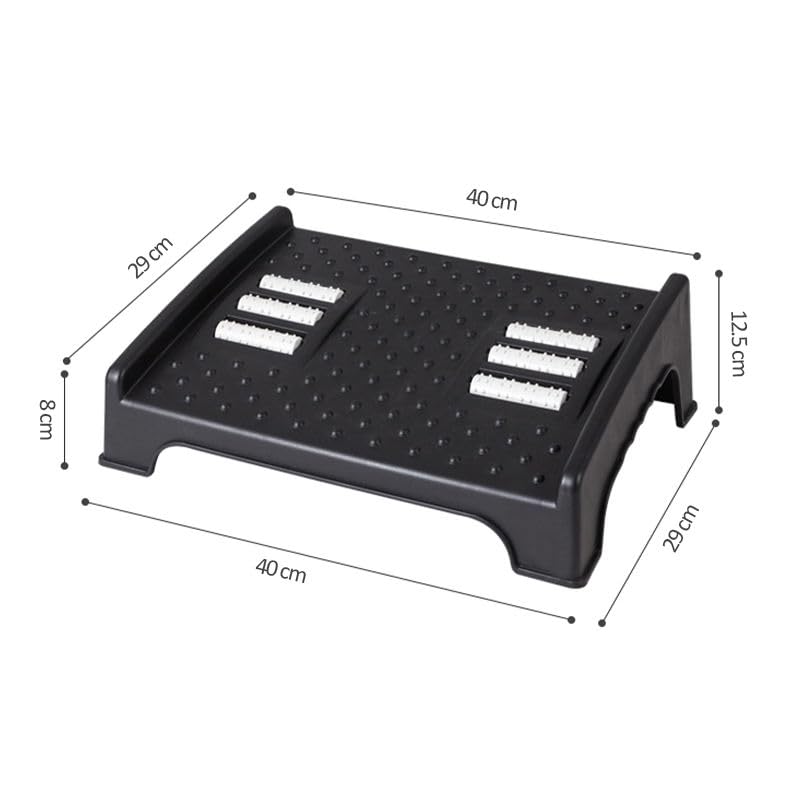 MRC Anti Slip Footrest | MRC Foot Rest for Office Chair with Acupressure Points and Roller | Ergonomic Footrest for Office Desk - MRC Executive Chairs