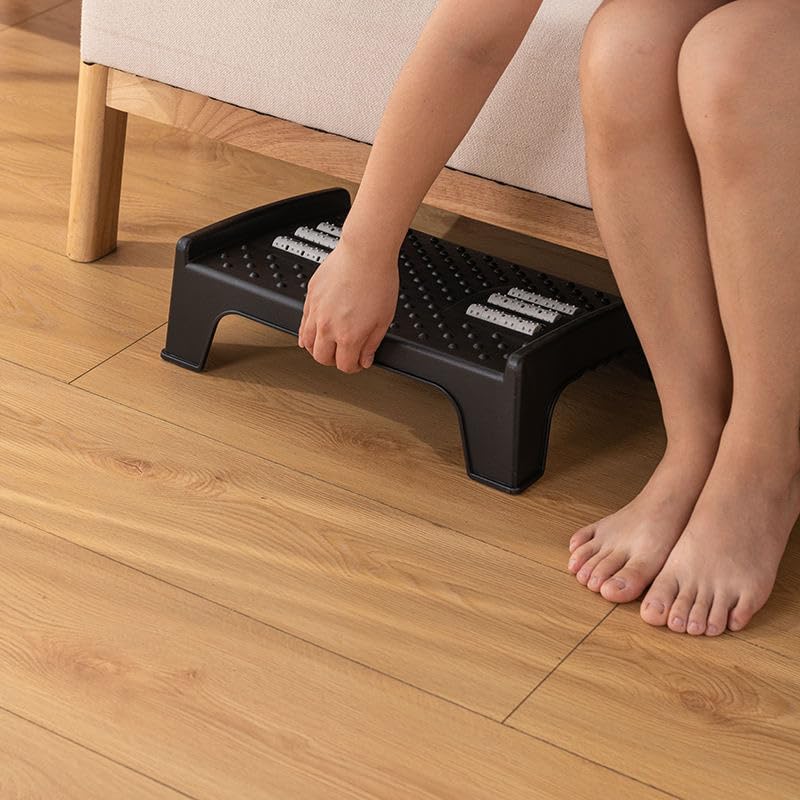 MRC Anti Slip Footrest | MRC Foot Rest for Office Chair with Acupressure Points and Roller | Ergonomic Footrest for Office Desk - MRC Executive Chairs