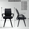 MRC Boom Fix Staff Chair | Mid-Back Fixed Ergonomic for Office Chair & Study Chair - MRC Executive Chairs