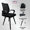 MRC Boom Fix Staff Chair | Mid-Back Fixed Ergonomic for Office Chair & Study Chair - MRC Executive Chairs