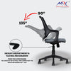 MRC Mono Revolving Ergonomic Office Chair | Breathable Mesh & Study–Lumbar Support with Heavy Duty Nylon Base - MRC Executive Chairs