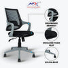 MRC Mono Revolving Ergonomic Office Chair | Breathable Mesh & Study–Lumbar Support with Heavy Duty Nylon Base - MRC Executive Chairs
