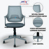 MRC Mono Revolving Ergonomic Office Chair | Breathable Mesh & Study–Lumbar Support with Heavy Duty Nylon Base - MRC Executive Chairs