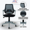 MRC Mono Revolving Ergonomic Office Chair | Breathable Mesh & Study–Lumbar Support with Heavy Duty Nylon Base - MRC Executive Chairs