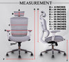 MRC Aero Cushion Ergonomic Office Chair | High Back Mesh with Auto-Adjustable Lumbar Support - MRC Executive Chairs