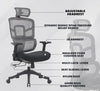 MRC Aero Cushion Ergonomic Office Chair | High Back Mesh with Auto-Adjustable Lumbar Support - MRC Executive Chairs