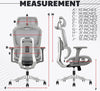 MRC Status Premium Mesh Ergonomic Office Chair | 4D Armrests with High Back, Back Height Adjust, Multi-Lock with seat Slide - MRC Executive Chairs