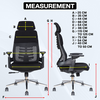 MRC Spine Ergonomic Office Chair, Skeleton Lumbar Support,3D Armrests,Multi-Tilt Lock Mechanism - MRC Executive Chairs