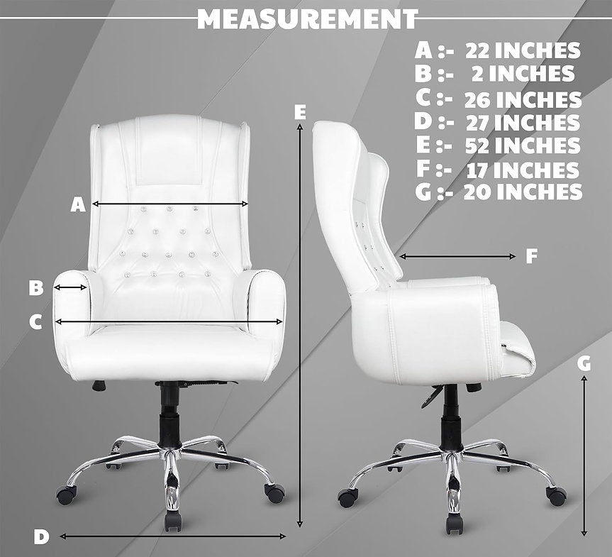 MRC Maharaja King Size Office High Back Boss Chair | Lumbar Support & Heavy Any Position Locking Mechanism - MRC Executive Chairs
