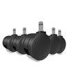 60MM Black Wheels | Heavy-Duty Replacement Casters with 250 kg Load Capacity for Smooth & Silent Rolling | Chair Accessories - MRC Executive Chairs