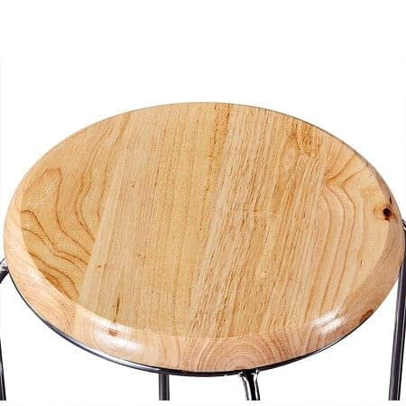 MRC Wooden Home Stainless Steel Dining Stool - MRC Executive Chairs
