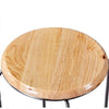 MRC Wooden Home Stainless Steel Dining Stool - MRC Executive Chairs