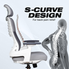 MRC Spine Ergonomic Office Chair, Skeleton Lumbar Support,3D Armrests,Multi-Tilt Lock Mechanism - MRC Executive Chairs