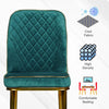 MRC Dining Chair (Green) | Velvet Fabric & Cushion Seat for Restaurants, Bedroom, Living Room - MRC Executive Chairs