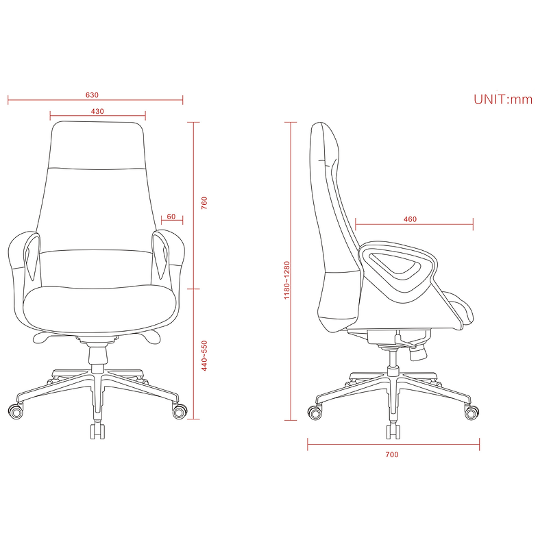 MRC Nexa High-Back - MRC Executive Chairs