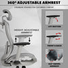 MRC Apex Premium Ergonomic Office Chair | Adjustable Lumbar Support & Mesh Seat, 360° Adjustable Armrests, Multi Lock Mechanism - MRC Executive Chairs