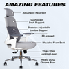 MRC Spine Ergonomic Office Chair, Skeleton Lumbar Support,3D Armrests,Multi-Tilt Lock Mechanism - MRC Executive Chairs