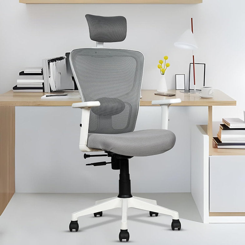 MRC Jazz High-Back Office Chair| Mesh Ergonomic Office Desk Chair with Adjustable Armrests & Lumbar Support - MRC Executive Chairs