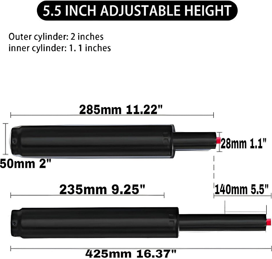 Hydraulic Class-Iv | Heavy Duty Hydraulic and Suitable for All Office Chairs (Chrome Hydraulic) | Chair Accessories - MRC Executive Chairs