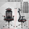 MRC Apex Premium Ergonomic Office Chair | Adjustable Lumbar Support & Mesh Seat, 360° Adjustable Armrests, Multi Lock Mechanism - MRC Executive Chairs
