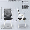 black and white mrc mono fixed chair with ergonomic lumbar support.