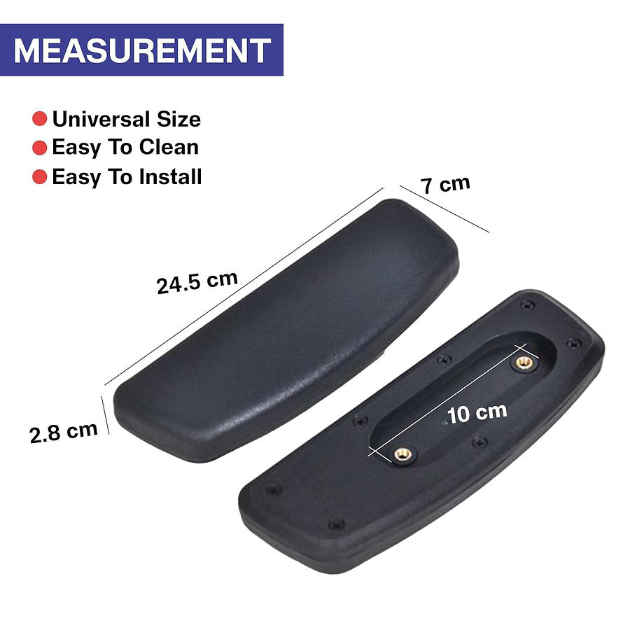 PP Pad Nylon | MRC Office Chair arm Rest Replacement Chair Handle Part Ola 2D Adjustable Handle | Chair Accessories - MRC Executive Chairs