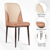 MRC Dining Chair (Brown & Cream) | Velvet Fabric & Cushion Seat for Restaurants, Bedroom & Living Room - MRC Executive Chairs