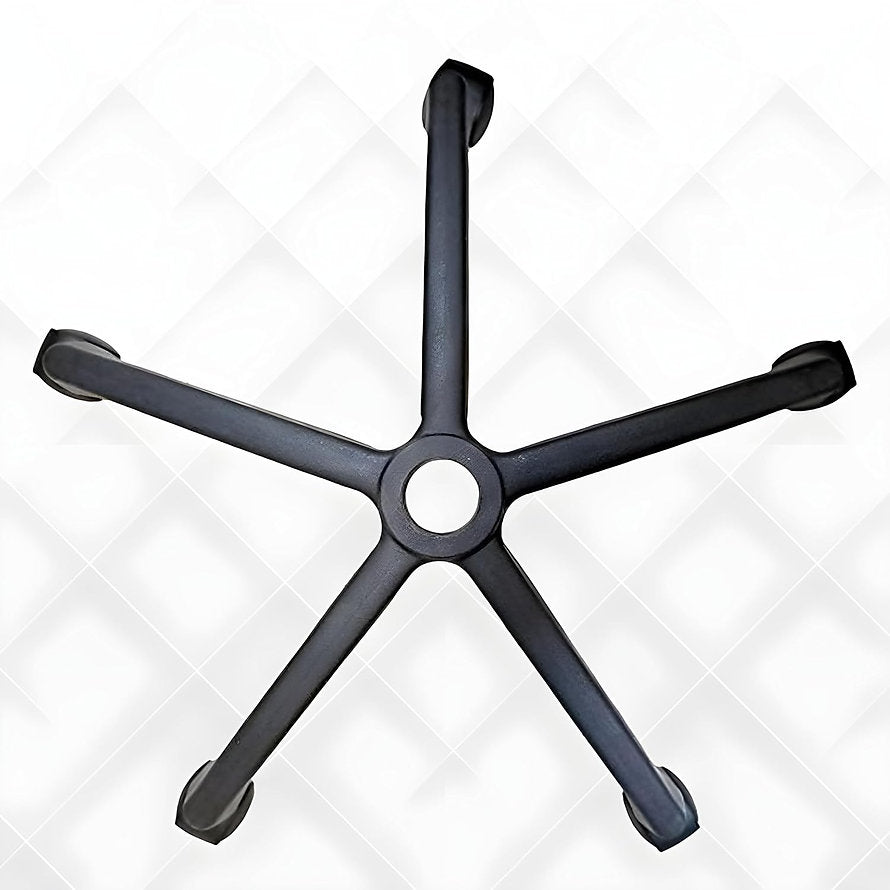 PVC Chairs Base Nylon Black | Nylon Caster Black Wheel with Shining Matt Finish Chair Base (Black) | Chair Accessories - MRC Executive Chairs