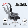 MRC Spine Ergonomic Office Chair, Skeleton Lumbar Support,3D Armrests,Multi-Tilt Lock Mechanism - MRC Executive Chairs