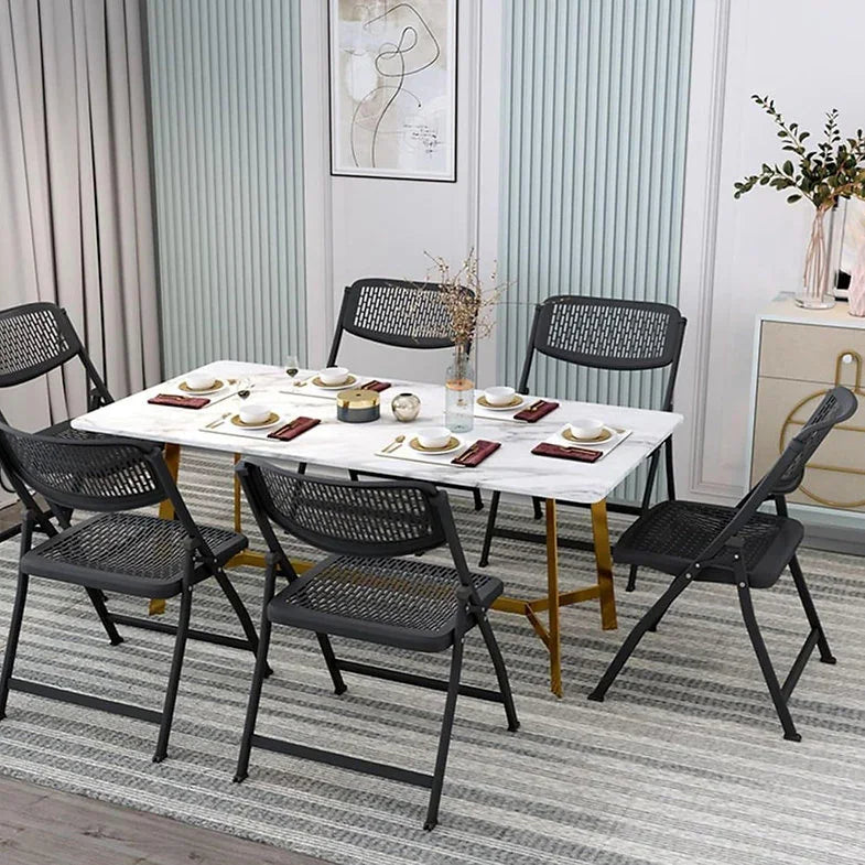 MRC Lazer Folding Chair | Breathable Nylon Seat for Space-Saving Design for Home, Office, and Dorm Rooms - MRC Executive Chairs