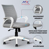 MRC Boom Mid-back Office Chair | Ergonomic Desk Office Chair with Tilting Mechanism and Revolving Heavy Duty Nylon Base - MRC Executive Chairs