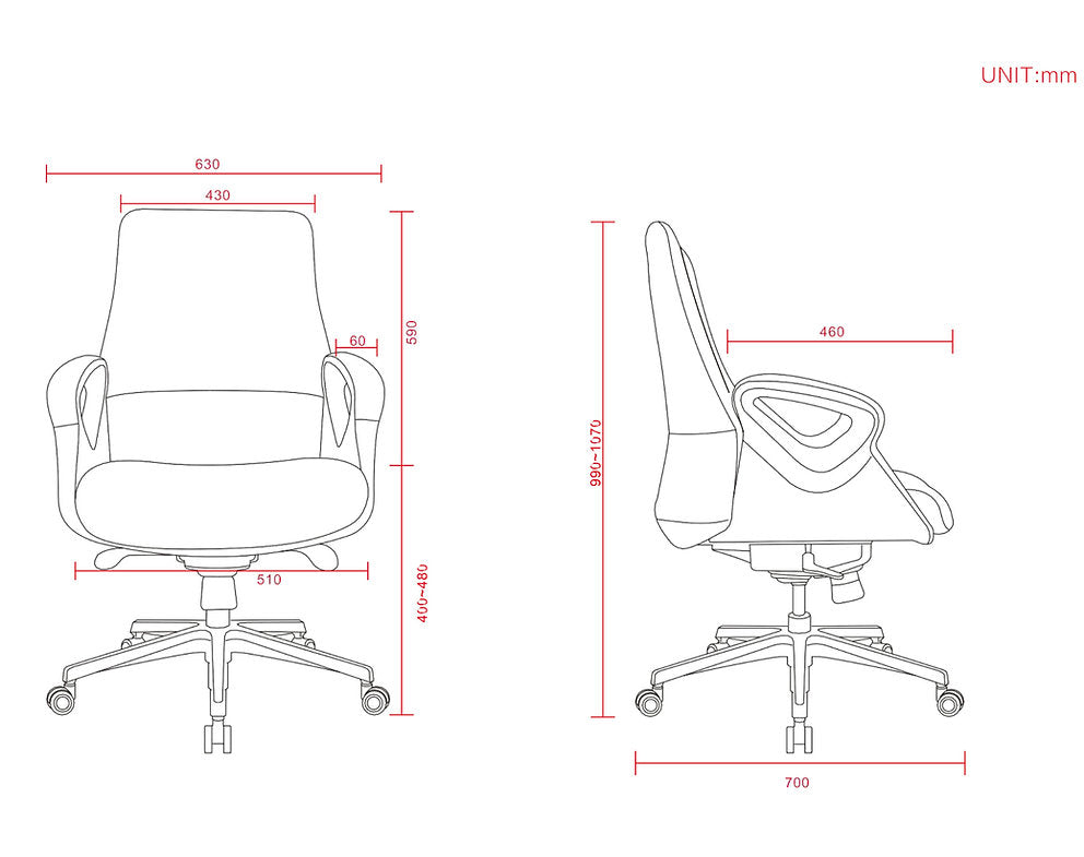 MRC Nexa Mid-Back - MRC Executive Chairs