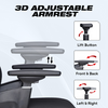 MRC Spine Ergonomic Office Chair, Skeleton Lumbar Support,3D Armrests,Multi-Tilt Lock Mechanism - MRC Executive Chairs