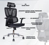 MRC Bravo Cushion Premium Mesh Ergonomic Office Chair| High Back with Auto Lumbar Support, 3D Armrests - MRC Executive Chairs