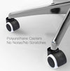 50MM Black & White Wheels | Heavy-Duty Replacement Casters with 250 kg Load Capacity for Smooth & Silent Rolling | Chair Accessories - MRC Executive Chairs