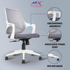 MRC Mono Revolving Ergonomic Office Chair | Breathable Mesh & Study–Lumbar Support with Heavy Duty Nylon Base - MRC Executive Chairs