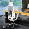 MRC Alcazar Ergonomic Office Chair, Mesh High Back Home Office Computer Chair with Adjustable Lumbar Support, 3D Armrests - MRC Executive Chairs