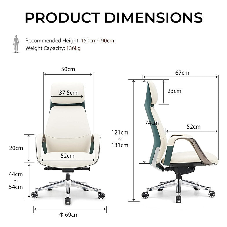 MRC Cosmos Premium leatherette Chair - MRC Executive Chairs