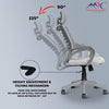 MRC Boom High-Back Office Chair | Ergonomic Desk Office Chair with Adjustable Head Rest and Revolving Heavy Duty Nylon Base - MRC Executive Chairs