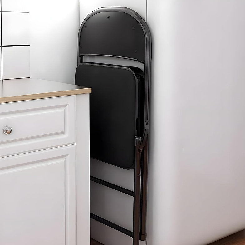 MRC Metal Folding Chair | Super Soft Cushion Seat Upholstered Leatherette for Space-Saving Design for Home - MRC Executive Chairs