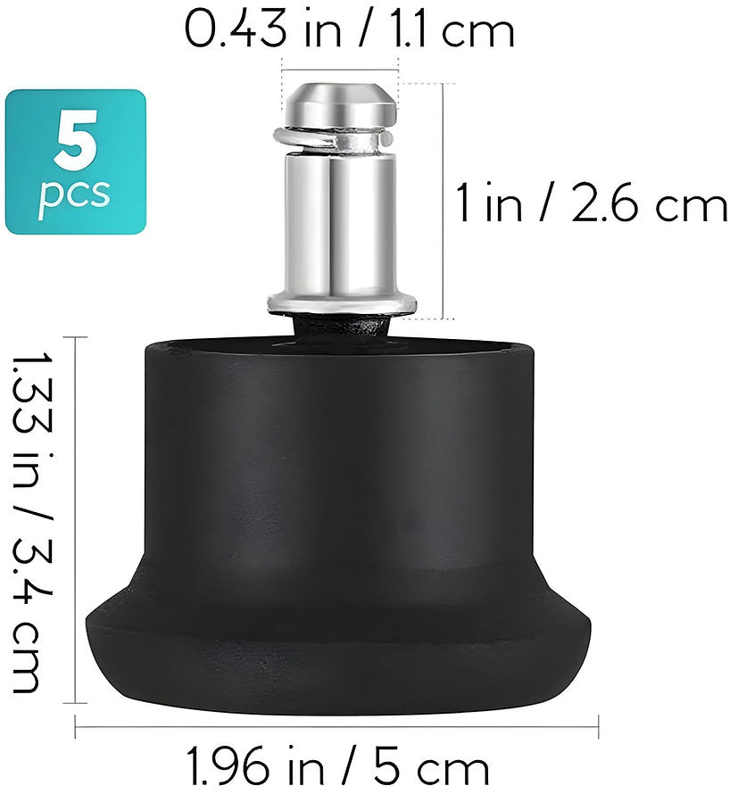 Stopper Wheel | MRC Chair Stopper Bush Office Desk Chair or Stool Swivel Caster Wheels | Chair Accessories - MRC Executive Chairs