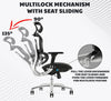MRC Oscar Premium Mesh Ergonomic Office Chair | High Back with Back Height Adjust, Multi-Lock with seat Slide - MRC Executive Chairs