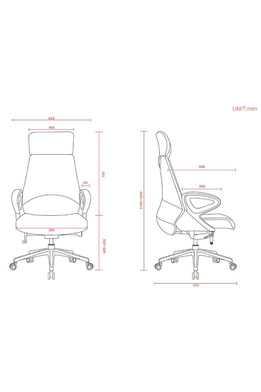 MRC Delta High-Back - MRC Executive Chairs