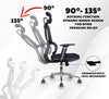 MRC Bravo Cushion Premium Mesh Ergonomic Office Chair| High Back with Auto Lumbar Support, 3D Armrests - MRC Executive Chairs