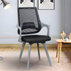 Black and gray MRC Mono fixed office chair featuring an ergonomic upholstered mesh back and nylon frame