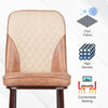 MRC Dining Chair (Brown & Cream) | Velvet Fabric & Cushion Seat for Restaurants, Bedroom & Living Room - MRC Executive Chairs