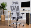 MRC Bravo Cushion Premium Mesh Ergonomic Office Chair| High Back with Auto Lumbar Support, 3D Armrests - MRC Executive Chairs