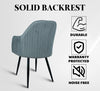 MRC Softy Dining Chair | Velvet Fabric & Cushion Seat for Restaurants, Bedroom, Living Room - MRC Executive Chairs