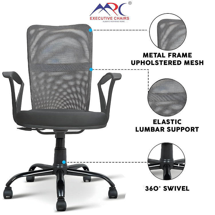 MRC Sigma Mesh Office Chair – For Staff, Computer & Study - MRC Executive Chairs