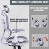 MRC Aero Mesh | High Back Korean Mesh Ergonomic Office Chair | Adjustable Headrest, Lumbar, Pu Armrests - MRC Executive Chairs